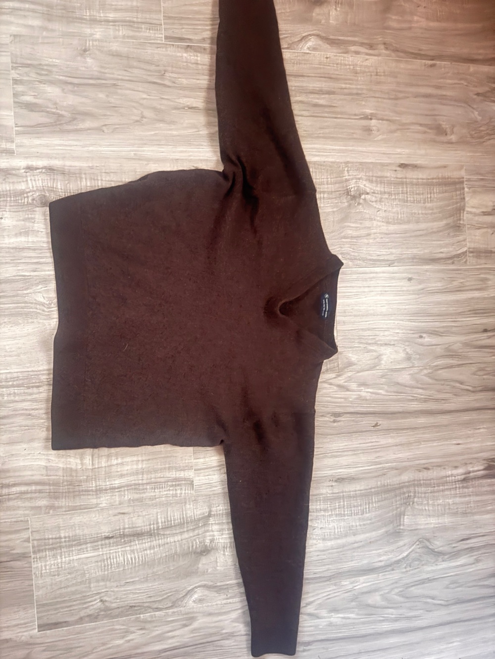 Hart Schaffner Marx Men's Dark Brown Crewneck Sweater
